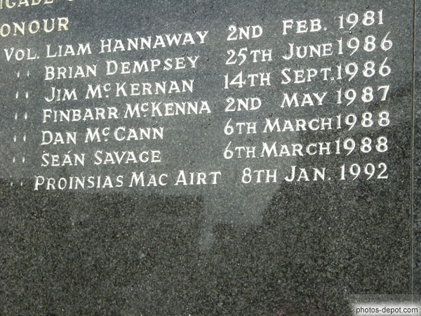 photo de martyrs irlandais