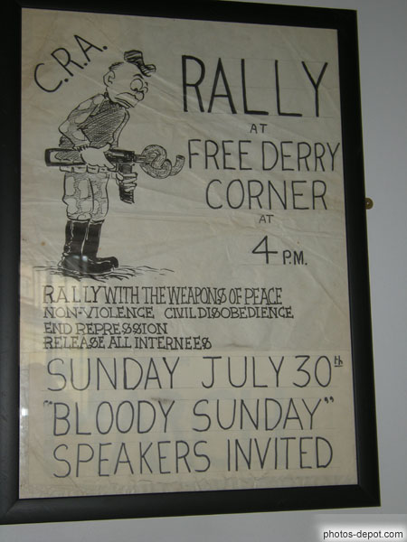 photo de Rally at free derry corner