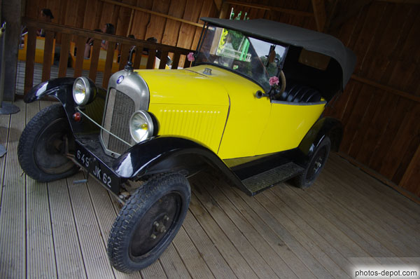 photo de décapotable jaune