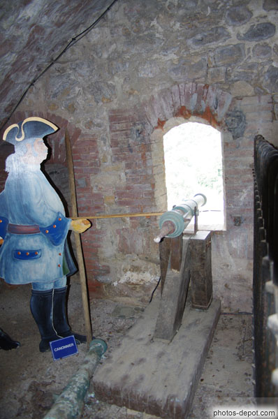 photo de la grotte fut aménagée pour défendre la citadelle