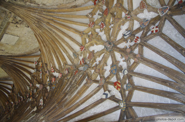 photo de voutes croisées du cloitre
