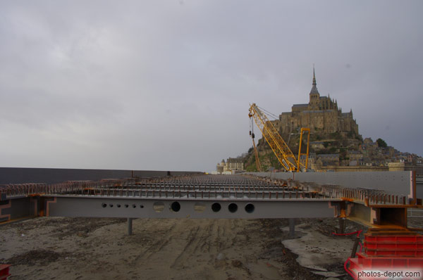 photo de Construction du nouvel accès au Mont
