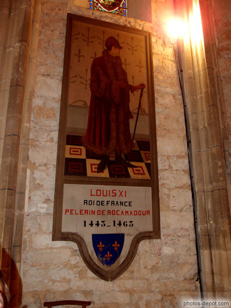 photo de Pèlerins célèbres Louis XI