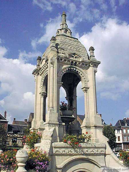 photo de fontaine fleurie