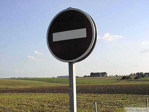 photo de sens interdit