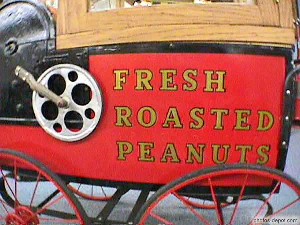 photo de fresh roasted peanuts