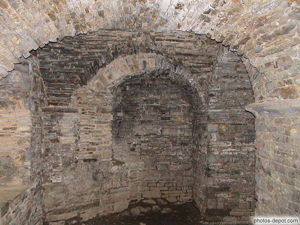 Intérieur de la prison Belgique, Abbaye de Villers, Photo XIIe