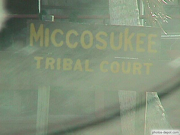 photo de Miccosukee tribal court
