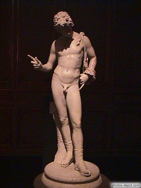 photo de Narcissius, marbre, copie d'une statue de PompÃ©i