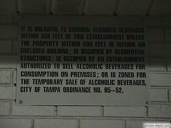 photo d'avertissement consomation d'alcool