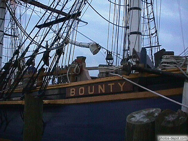 photo de voilier le bounty