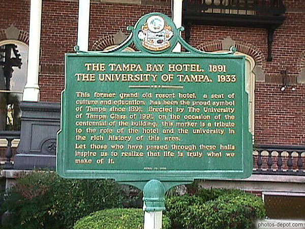 Tampa bay hôtel, university of Tampa