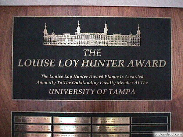 The louise Loy Hunter Award