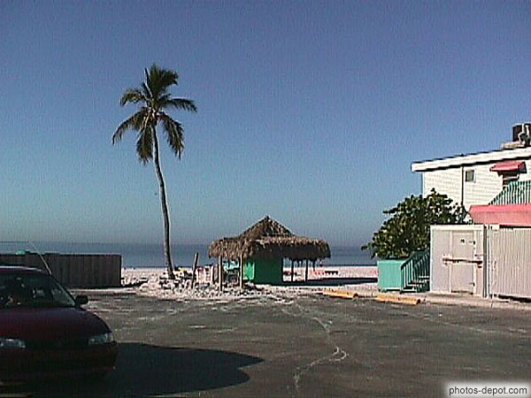 photo de cabine de plage