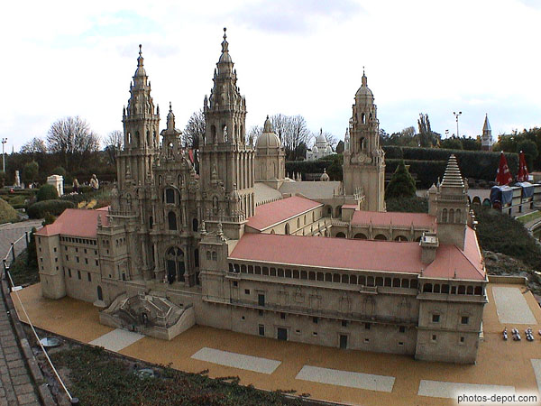 photo d'Espagne, St Jacques de Compostelle, Cathédrale de style gothique et plateresque
