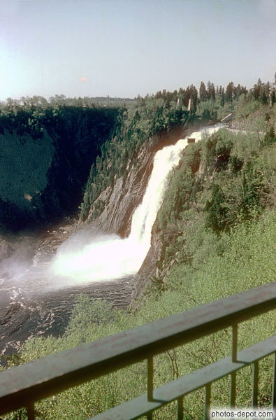 photo de chutes Montmorency en mai