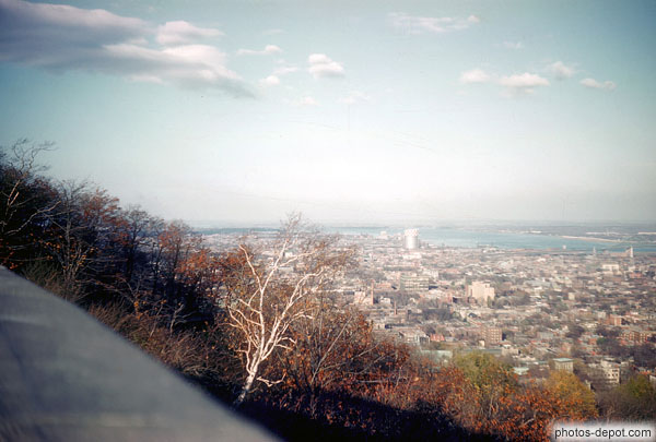photo de Montréal vue du mont Royal