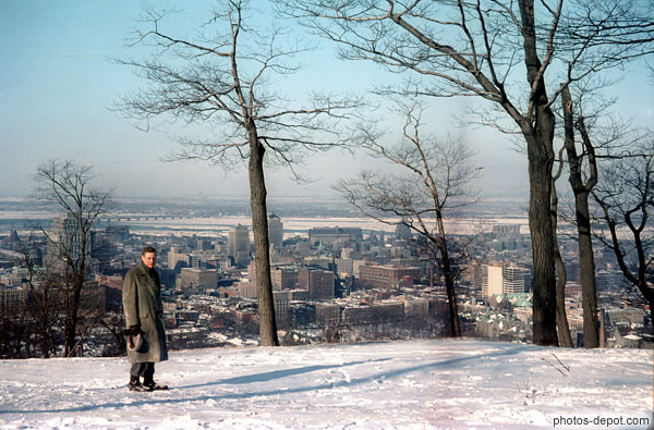 photo de vue du mont Royal, Montréal
