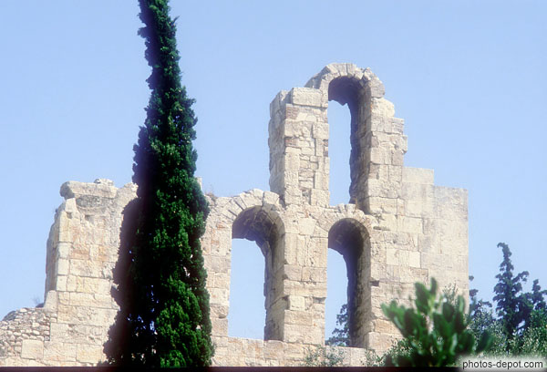 photo de ruines romanes