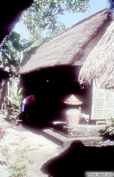 photo de case toit de chaume