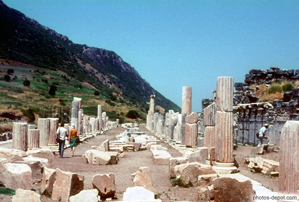 photo de ruines d'Ephese