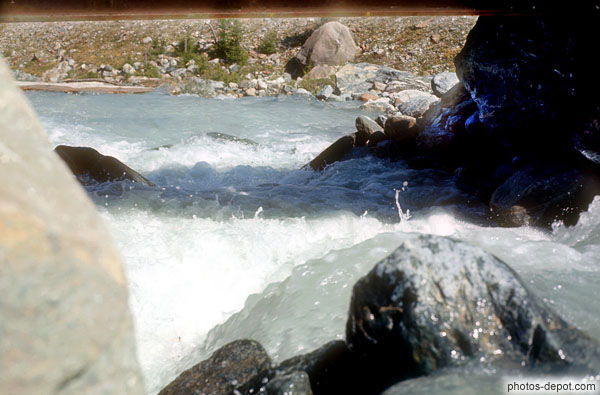 Rivière de montagne, Saas-Fee