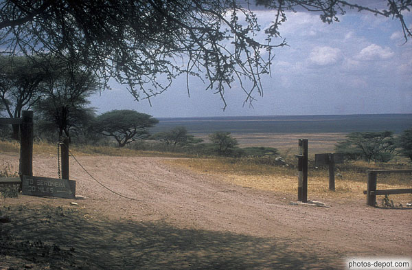 photo de sortie de la réserve, Serengeti