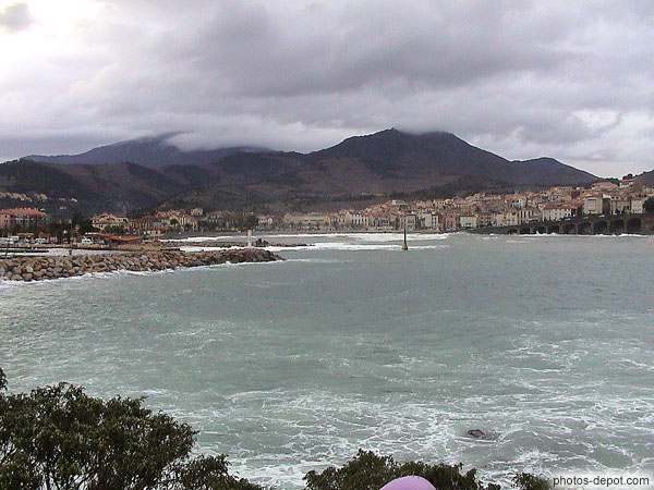 photo d'Anse de Banyuls sous la pluie