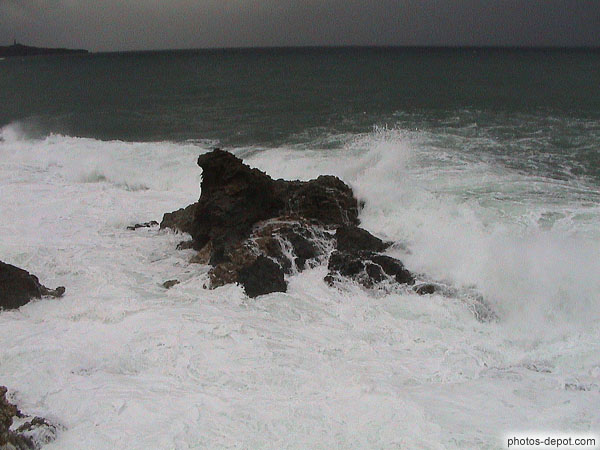 photo de Vagues sur les rochers