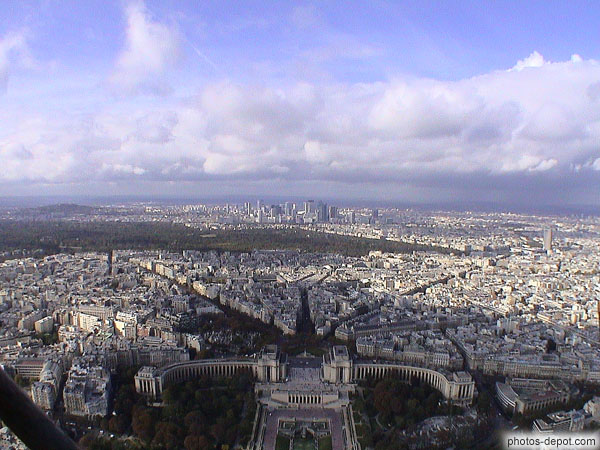 photo de Trocadéro et Ciel de Paris nord