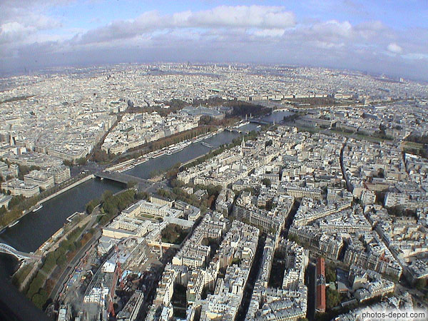 La Seine vue de la tour Eiffel