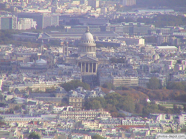 photo de l'Opéra vue de la tour Eiffel