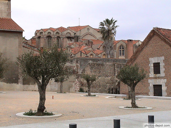 église des dominicains France, Languedoc Roussillon, Perpignan, Photo 2005