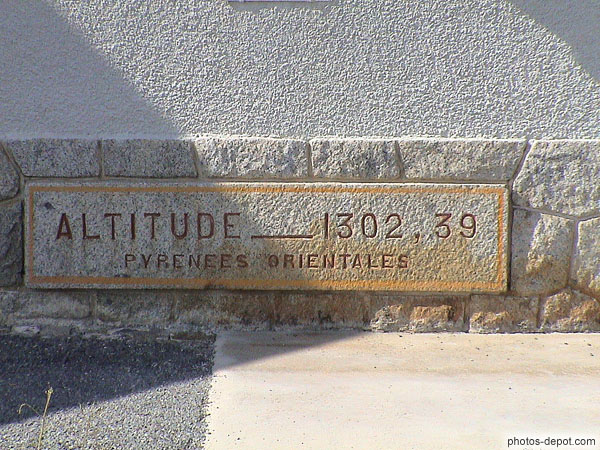 photo d'Altitude 1302m gare de Saillagouse