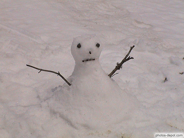 photo de bonhomme de neige