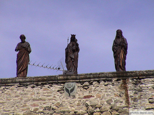 photo de statues sanctuaire font romeu