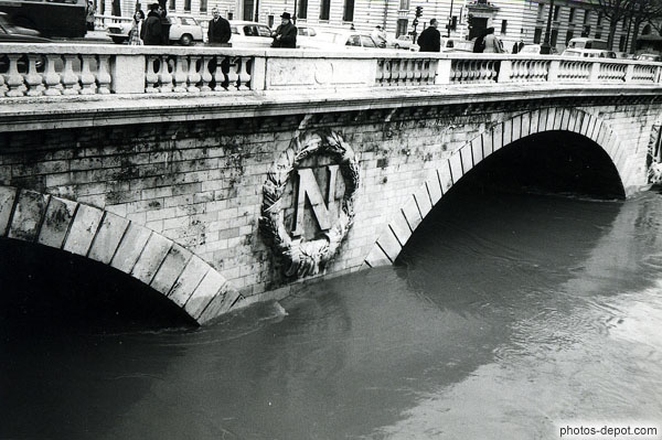 photo de Pont Napoléon III, Seine en crue