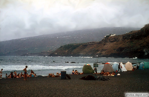 photo de tentes de plage