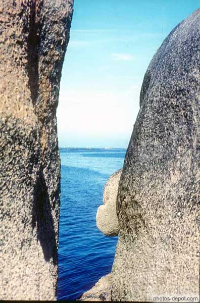 Mer entre les rochers Inconnu, Photo 1971