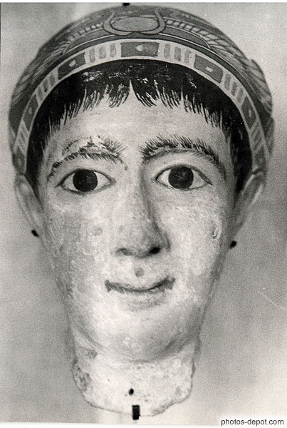 Masque terre cuite Inconnu, Photo 1971