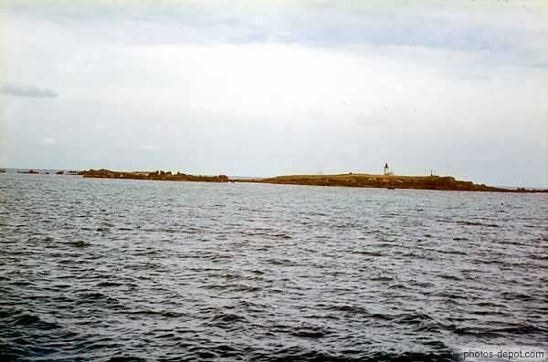 Mer et phare Inconnu, Photo 1971