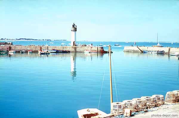 photo de port et phare