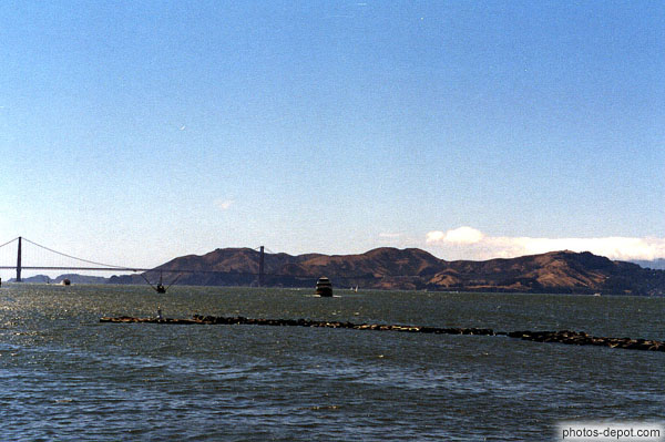 photo de la baie et le Golden Gate
