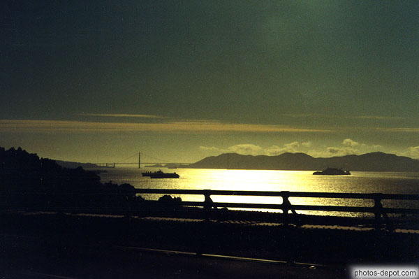photo de Soleil couchant sur Golden Gate