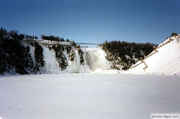 photo de Chutes MontMorency gelées