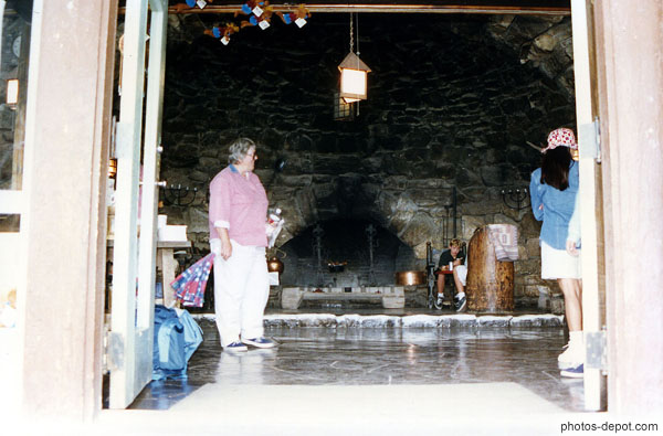 photo d'entrée de la grotte de l'ermite, 1914