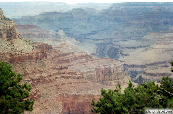 photo de paysage découpé du Grand Canyon