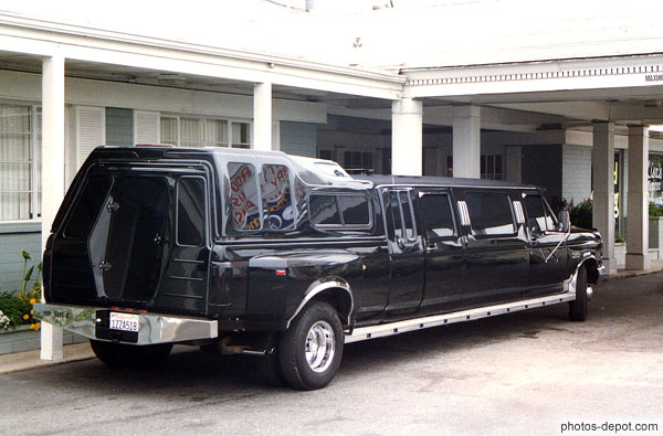 photo de Limousine pickup Noir rallongé