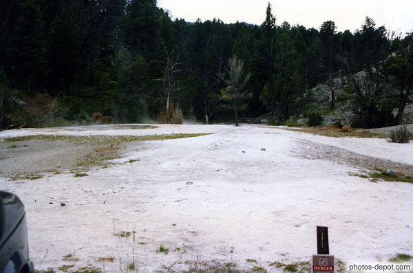 photo de Neige en juillet à Yellowstone !