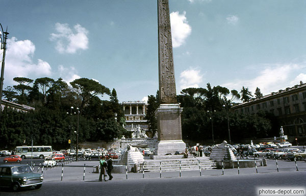photo d'Obélisque Piazza del Popolo, place du peuple